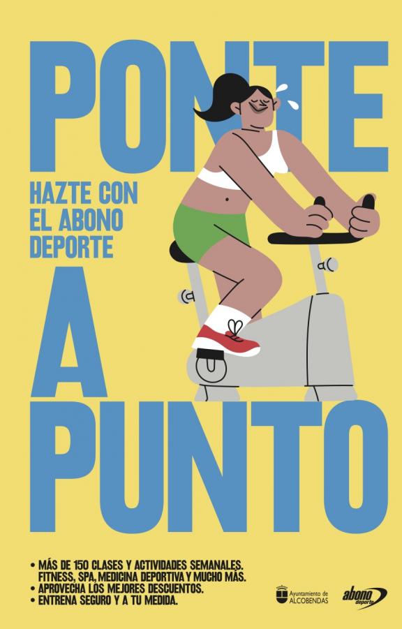 Campaña Ponte a punto. Hazte con el abono deporte.