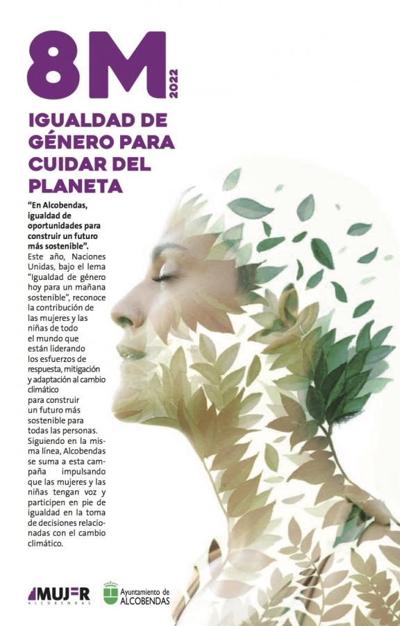 8 de marzo. Igualdad de género para cuidar el planeta. 