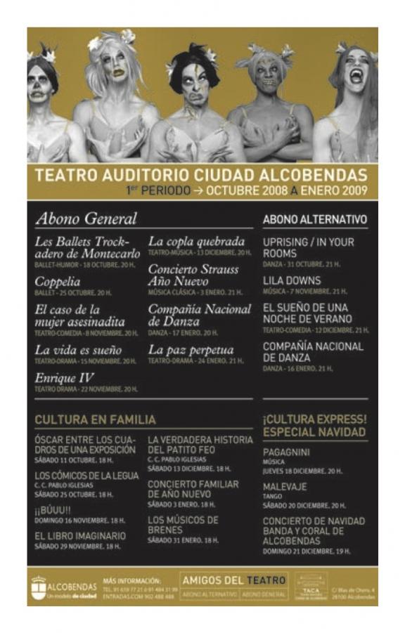 Programación Teatro Auditorio Ciudad de Alcobendas