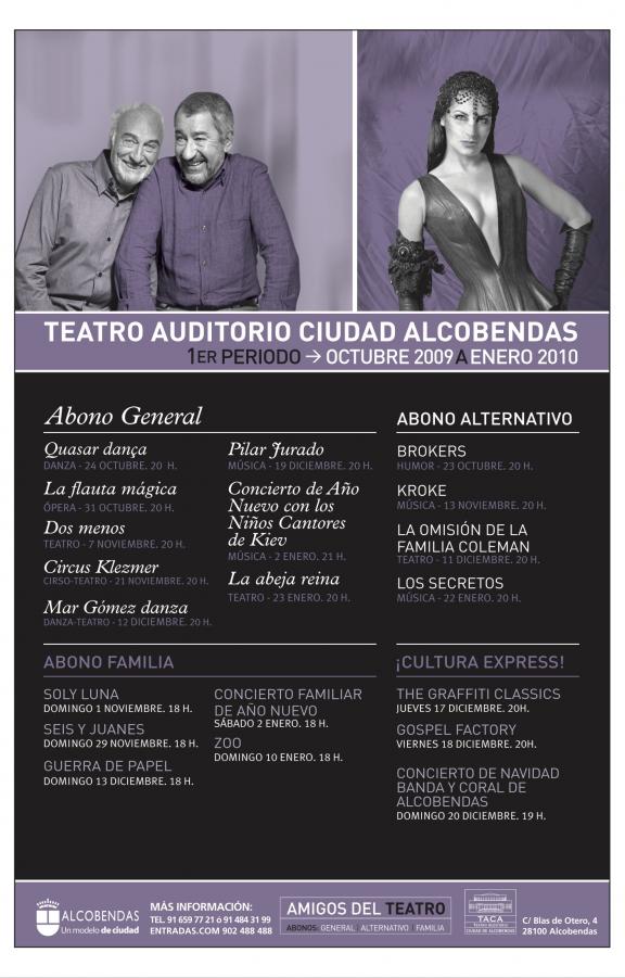 Programación Teatro Auditorio Ciudad de Alcobendas