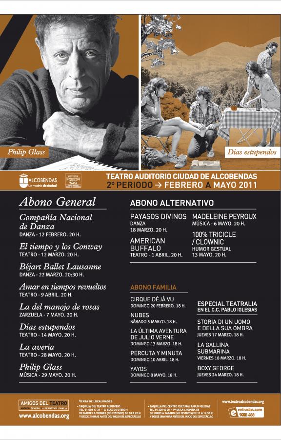 Programación Teatro Auditorio Ciudad de Alcobendas