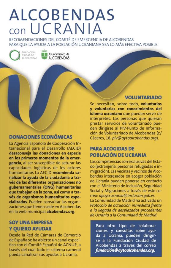 Alcobendas con Ucrania.