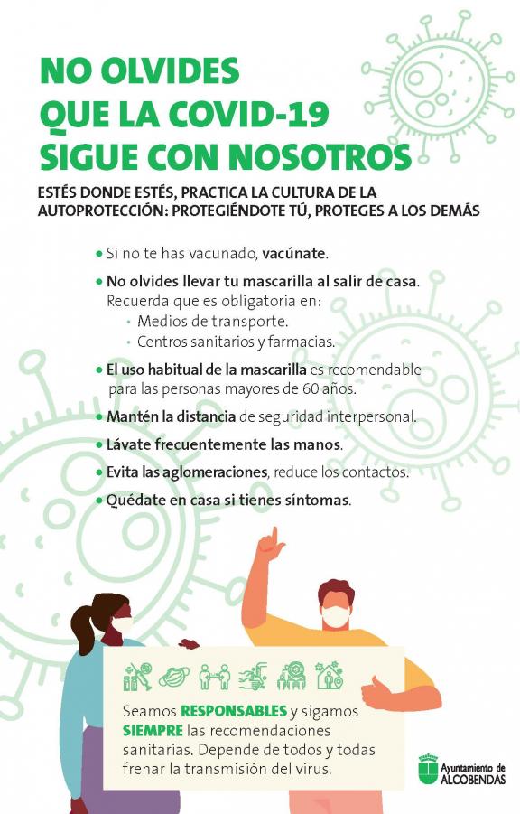 No olvides que la COVID-19 sigue con nosotros