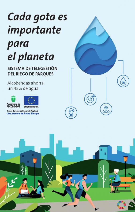 Sistema de telegestión del riego de parques. Cada gota es importante para el planeta