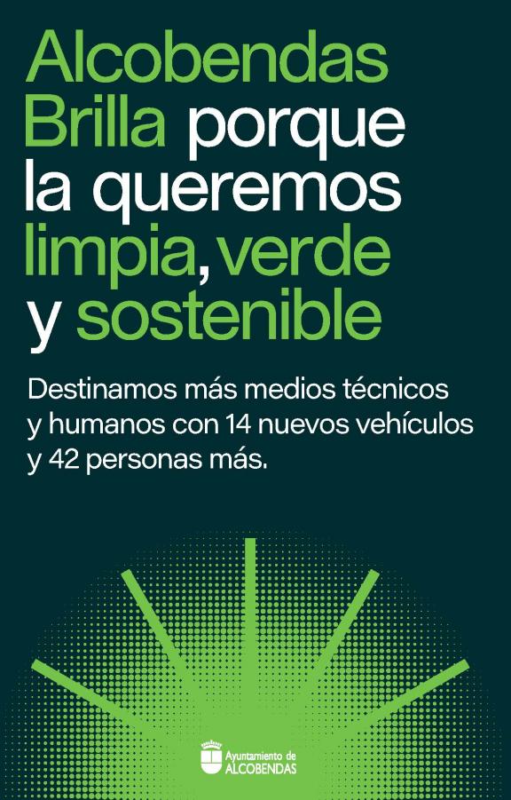 Alcobendas Brilla porque la queremos limpia, verde y sostenible