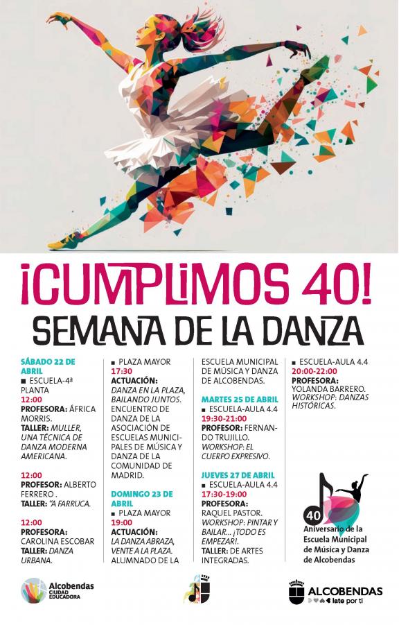 ¡Cumplimos 40! Semana de la Danza