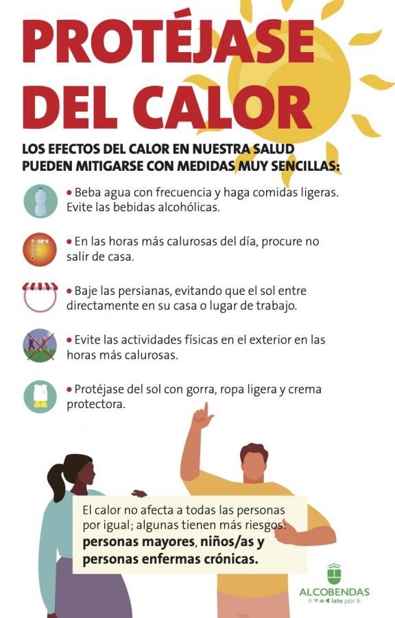PROTÉJASE DEL CALOR