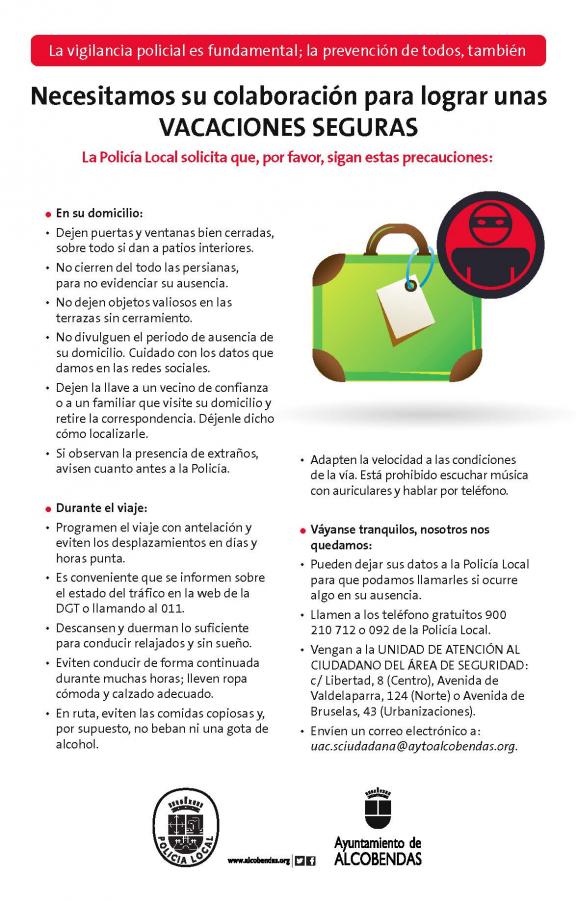 Vacaciones seguras
