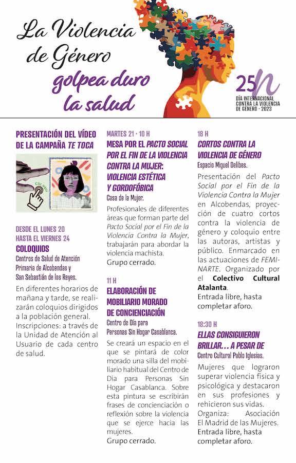 25 N: Día Internacional Contra la Violencia de Género 2023