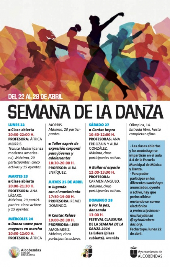 Semana de la Danza. Del 22 al 28 de Abril.