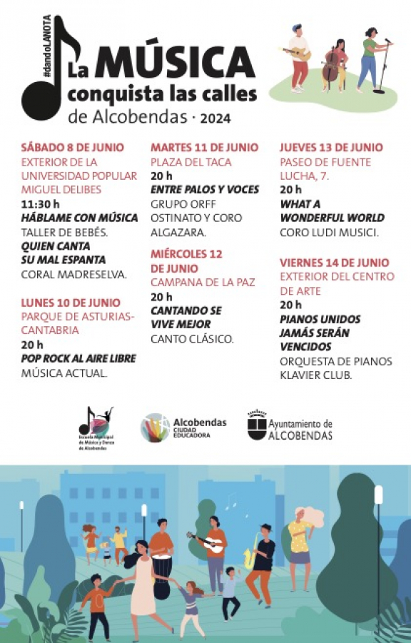 La Musica conquista las calles. 2024