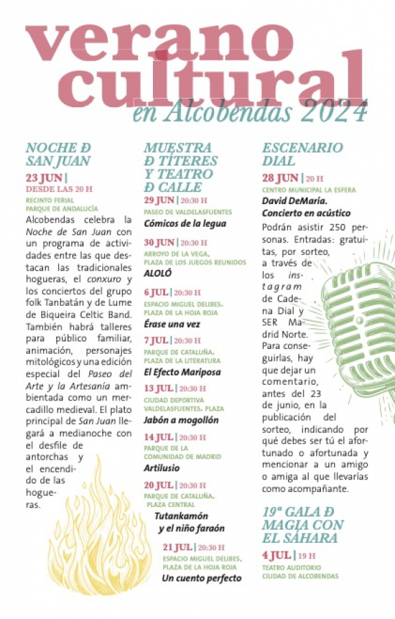 Verano cultural en Alcobendas 2024.