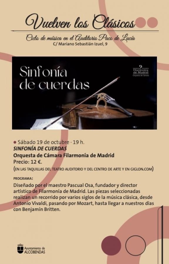 Vuelven los Clásicos. Sinfonía de cuerdas.