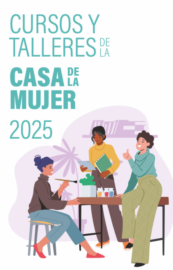 Portada cursos y talleres Casa de la Mujer 2025