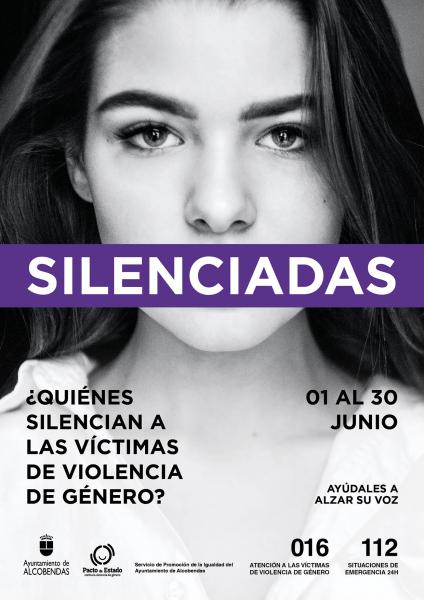 SILENCIADAS.jpeg campaña, alcobendas, violencia de genero