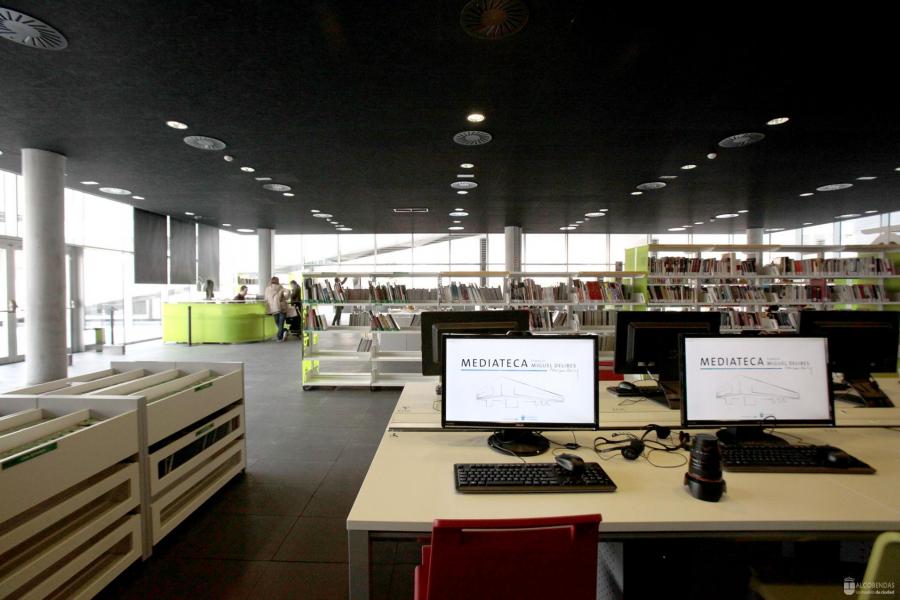 Salaestudiomediateca.jpeg Alcobendas, Mediateca, Universidad Miguel Delibes