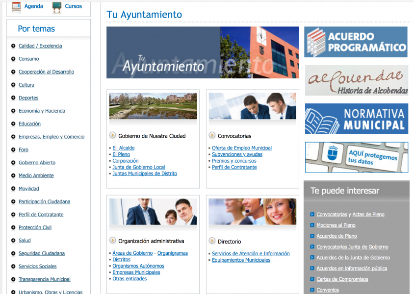 El Ayuntamiento de Alcobendas, el más transparente de la Comunidad de Madrid El Ayuntamiento de Alcobendas, el más transparente de la Comunidad de Madrid