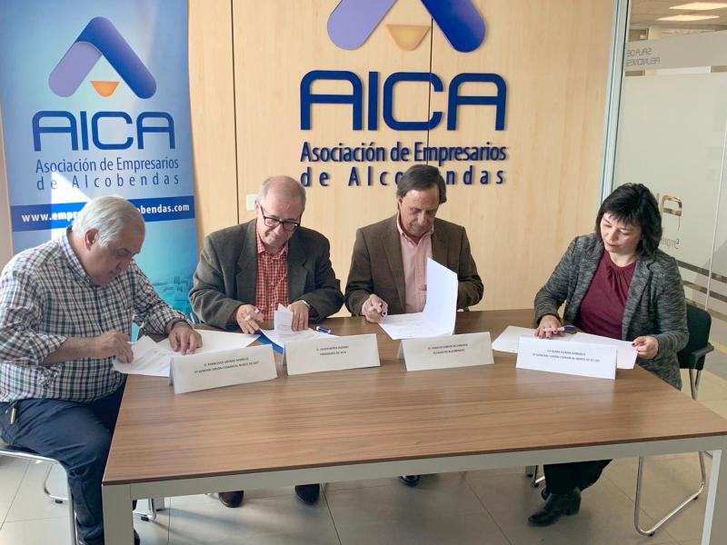 Acuerdo entre el Ayuntamiento de Alcobendas, sindicatos y empresarios en la implantación del estacionamiento regulado en el Distrito Urbanizaciones Acuerdo entre el Ayuntamiento de Alcobendas, sindicatos y empresarios en la implantación del estacionamiento regulado en el Distrito Urbanizaciones