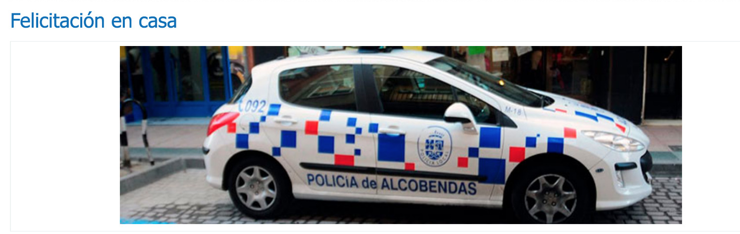 La Policía Local felicita el cumpleaños a los niños confinados en Alcobendas La Policía Local felicita el cumpleaños a los niños confinados en Alcobendas