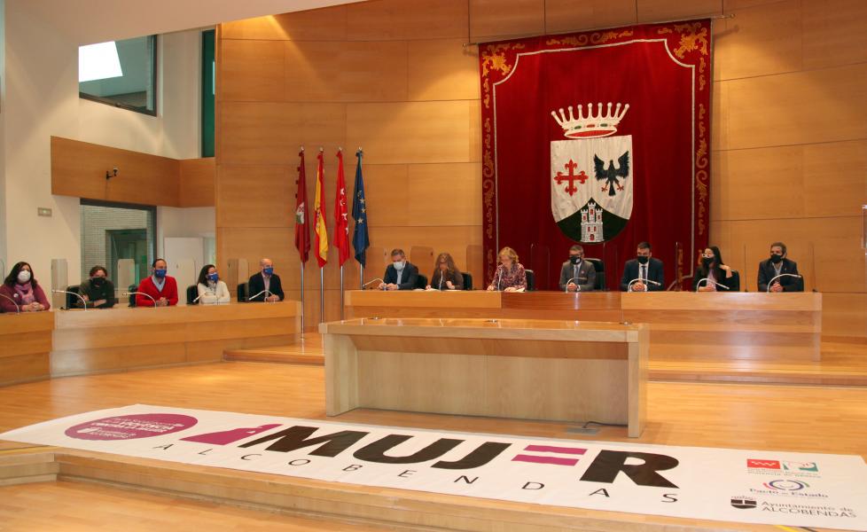 Lectura del manifiesto de Alcobendas con motivo del Día Internacional de la Mujer Lectura del manifiesto de Alcobendas con motivo del Día Internacional de la Mujer