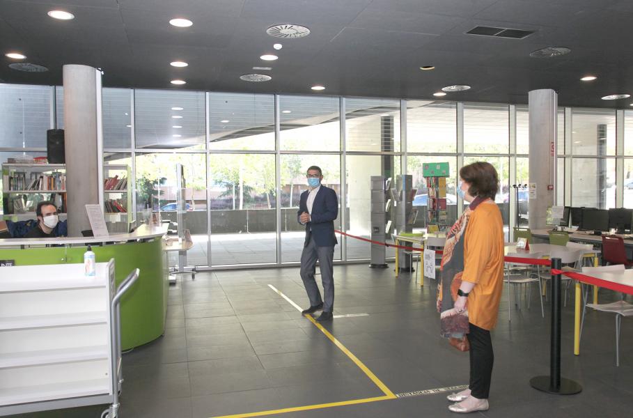 Las mediatecas de Alcobendas han reabierto hoy sus puertas tras el confinamiento Las mediatecas de Alcobendas han reabierto hoy sus puertas tras el confinamiento
