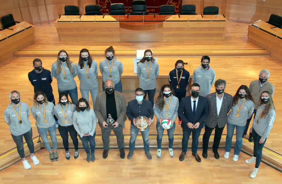 Recepción a las campeonas de la Copa de la Reina de Voleibol Recepción a las campeonas de la Copa de la Reina de Voleibol