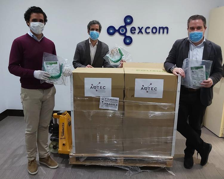 Nueva donación solidaria a Alcobendas: 700 máscaras protectoras de la Asociación de Operadores de Telecomunicaciones Nueva donación solidaria a Alcobendas: 700 máscaras protectoras de la Asociación de Operadores de Telecomunicaciones