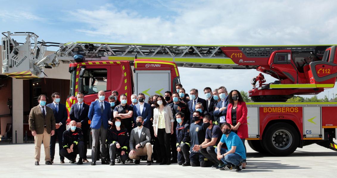 El nuevo parque de bomberos de Alcobendas es uno de los más modernos y amplios de la región El nuevo parque de bomberos de Alcobendas es uno de los más modernos y amplios de la región