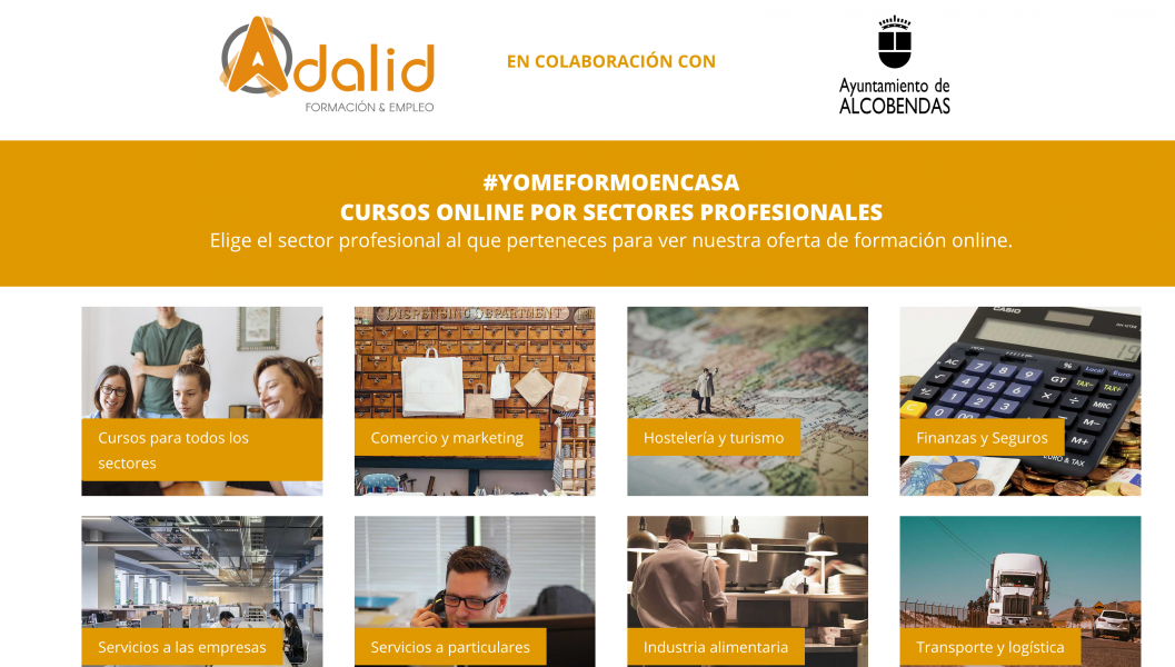 Alcobendas refuerza la formación online para mejorar la empleabilidad Alcobendas refuerza la formación online para mejorar la empleabilidad
