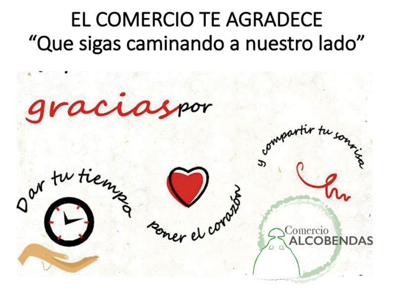 El comercio de Alcobendas agradece la confianza y el apoyo de sus clientes El comercio de Alcobendas agradece la confianza y el apoyo de sus clientes