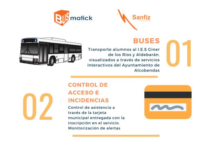 El transporte escolar de Alcobendas a los institutos estrenará importantes novedades en septiembre El transporte escolar de Alcobendas a los institutos estrenará importantes novedades en septiembre