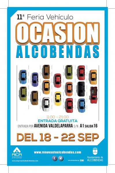 La Feria del Vehículo de Ocasión de Alcobendas se celebrará del 18 al 22 de septiembre La Feria del Vehículo de Ocasión de Alcobendas se celebrará del 18 al 22 de septiembre