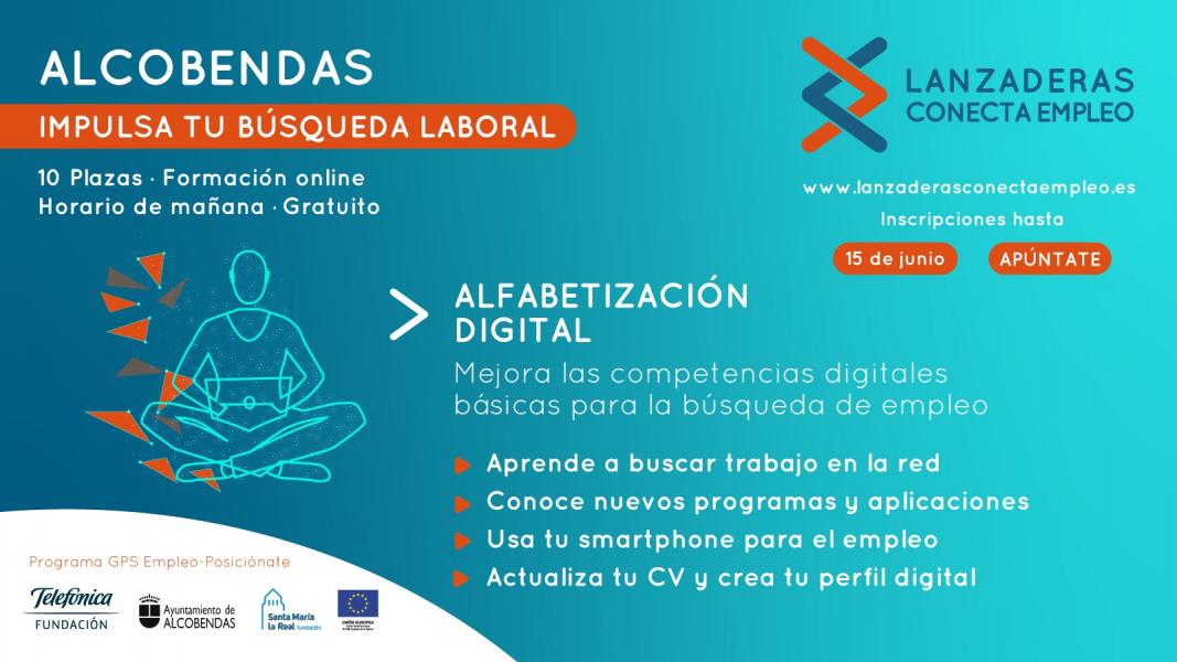 Alcobendas contará en junio con “Alfabetización Digital”, nuevo programa on line de orientación laboral Alcobendas contará en junio con “Alfabetización Digital”, nuevo programa on line de orientación laboral