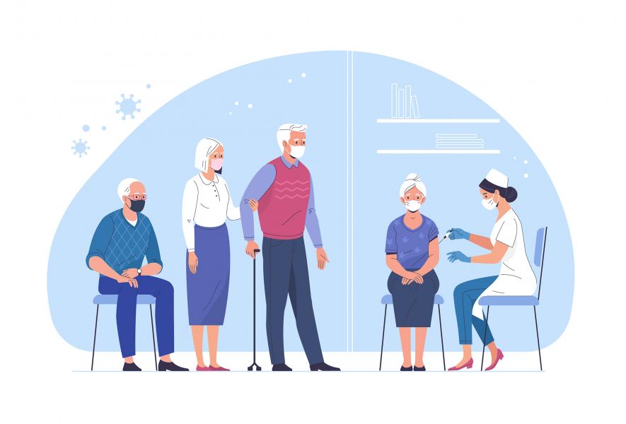 Comienza la vacunación a las personas mayores de 80 años en Alcobendas Comienza la vacunación a las personas mayores de 80 años en Alcobendas
