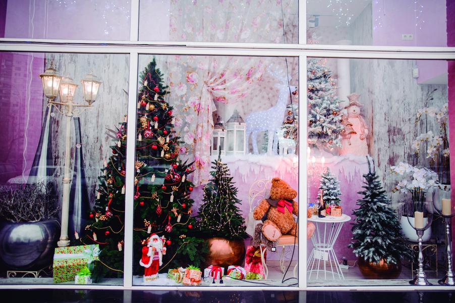 ESCAPARATE NAVIDEÑO.jpg Detalle de un escaparate de Navidad