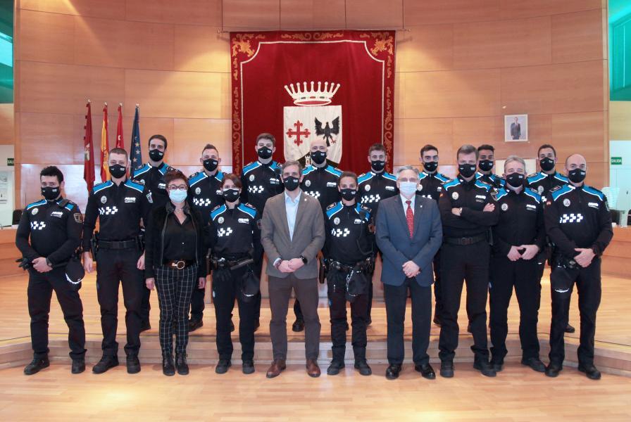 14.agentes.jpg En febrero ya se incorporaron 14 nuevos agentes de Policía Local