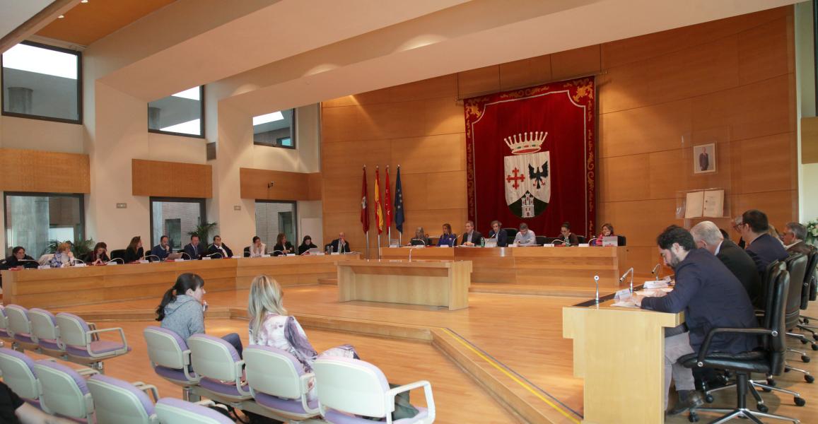 pleno.1.jpg Los concejales durante el último pleno de 2022