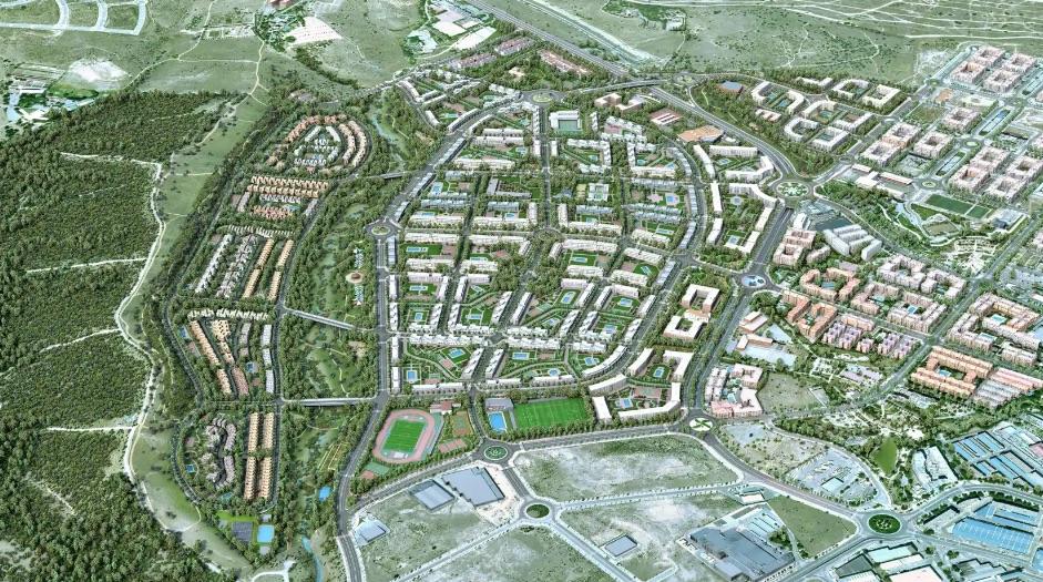 valgrande.jpg Fotografía de la maqueta del desarrollo urbanístico