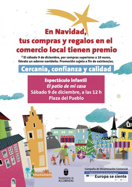 cartel.9.diciembre.jpg Este sábado 9 de diciembre, fiesta familiar y compras con premio