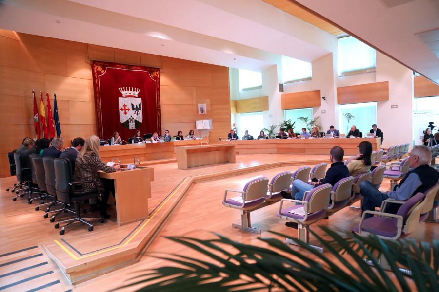 PLENO-1.jpg Un momento del pleno celebrado esta mañana