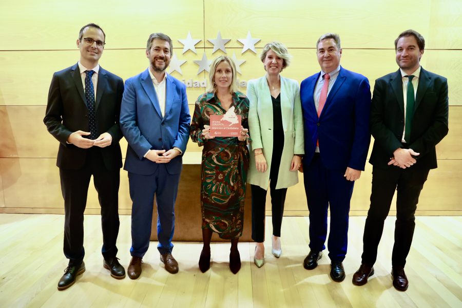 Reconocimiento oficina conjunta.jpeg Distinción oficina atención ciudadana comunidad de Madrid