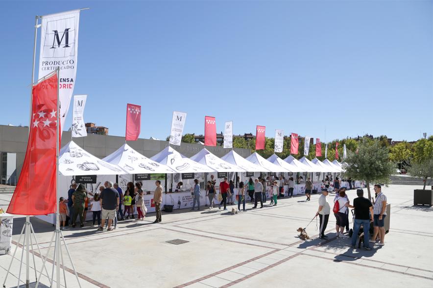 Vista general del Mercado itinerante.