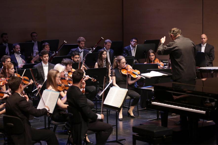 Concierto homenaje a las víctimas del terrorismo -   Imagen de la orquesta.