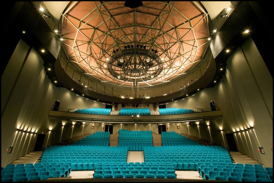 Interior de la sala principal del auditorio municipal de Alcobendas. Un recinto espectacular