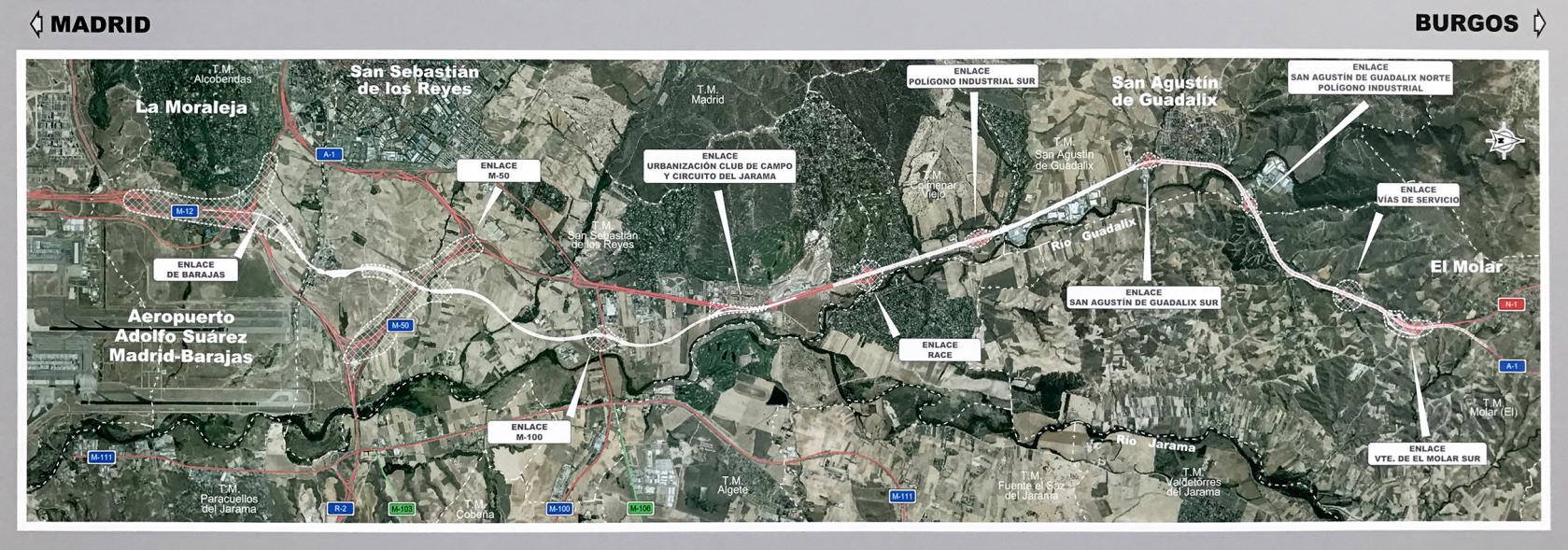 Presentación Nueva Variante de la A-1 - Plano de la nueva variante.