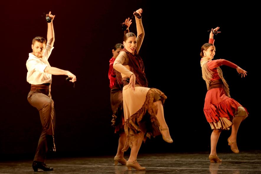 VIIº Certamen Día Mundial de la Danza ADAE - Imagen de uno de los grupos de danza en un momento de su actuación.