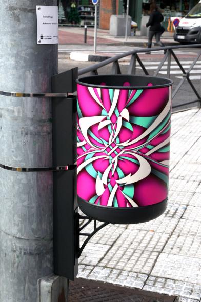 Presentación Papeleras Colectivo ADOS - Un modelo de papelera.