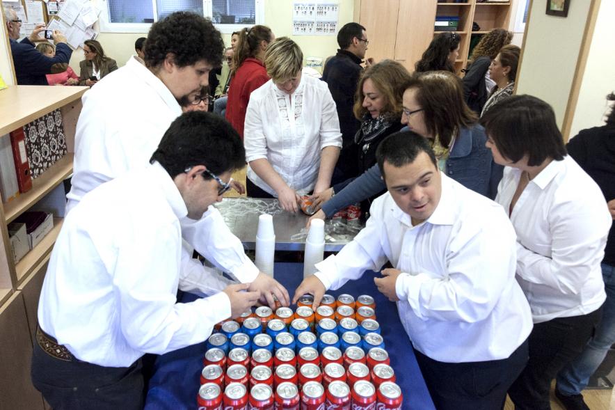 Día Mundial del Autismo en APAMA - Imagen de un momento de la celebración del día mundial del Autismo en APAMA.