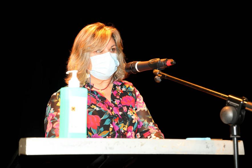 Oponente durante la Inauguración 40º Aniversario APAMA y 15ª Edición Día del Lector -2021