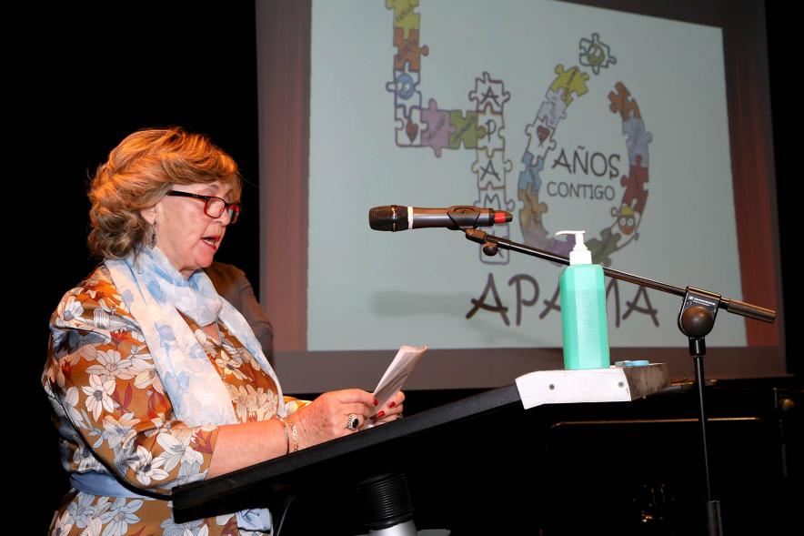 Oponente durante la Inauguración 40º Aniversario APAMA y 15ª Edición Día del Lector -2021